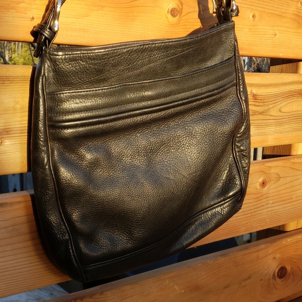 Vtg Holt Renfrew Leather Purse - Picture 2 of 7